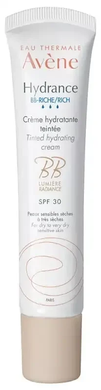 Avène Hydrance Eau Thermale – – Bb-Riche Crème Hydratante Teintée Effet Bonne Mine Naturel 40 ml