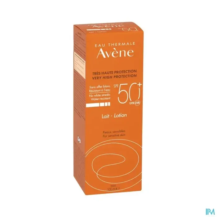 Avène solaire SPF50+ lait très haute protection 100ml