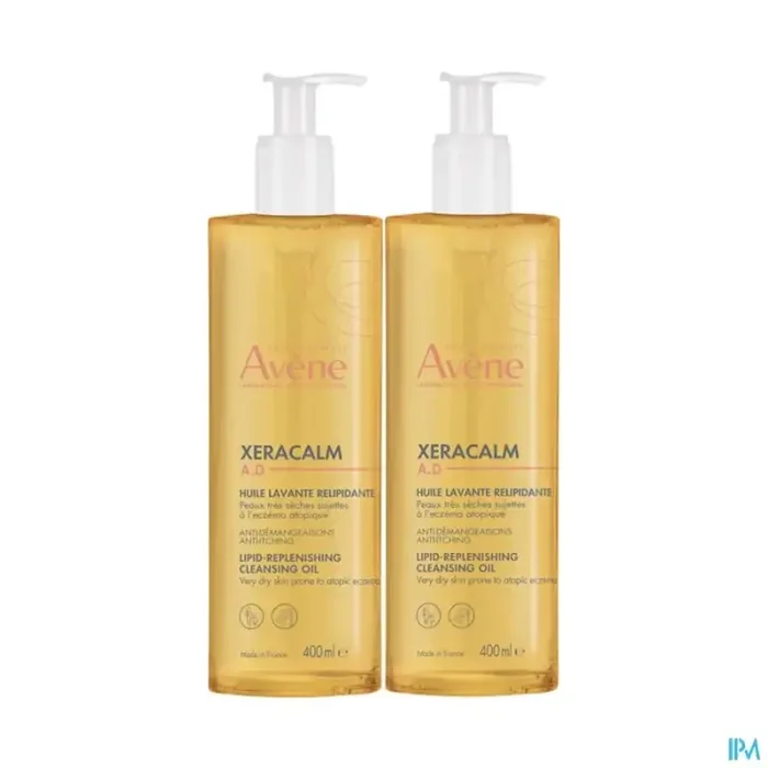 Avène xeracalm ad huile lavante relipidante 400ml x2