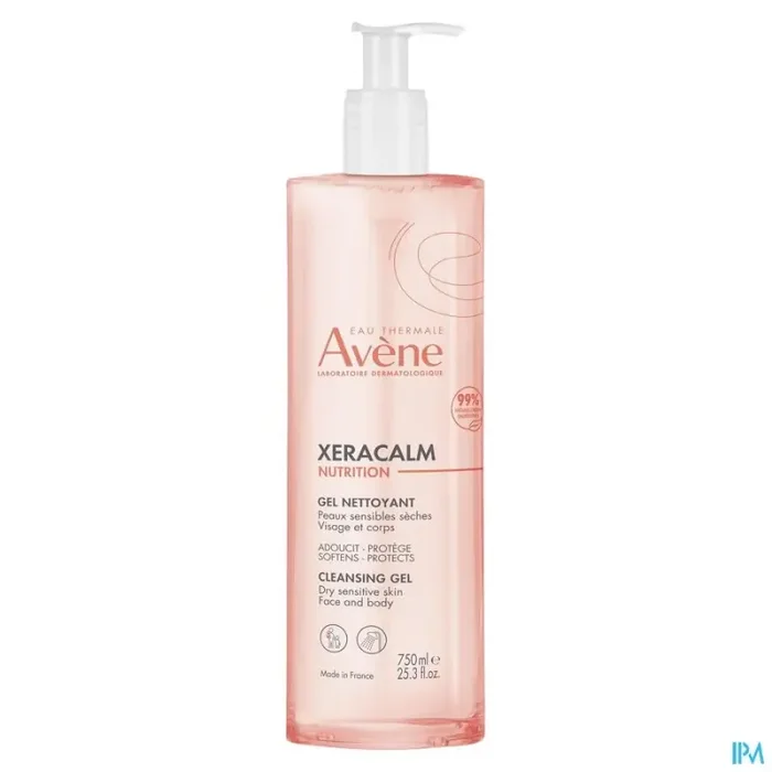 Avène xeracalm nutrition gel nettoyant 750ml