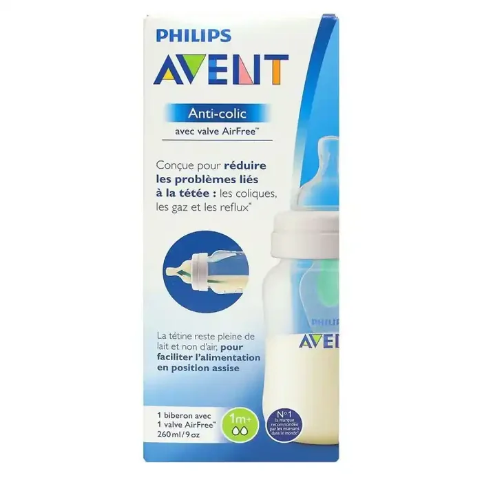 Avent Biberon « Anti-colic » valve AirFree 260ml 1m+