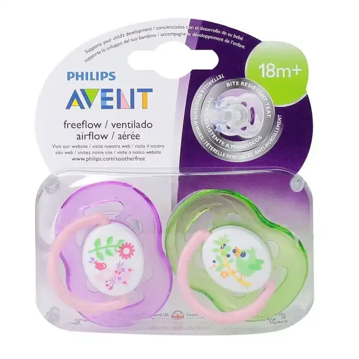 Avent Sucet Ar Fille 18m Lot 2
