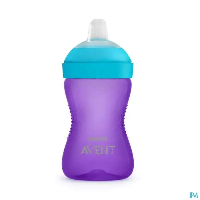 Avent tasse bec antifuite souple violet 300ml scf802/02