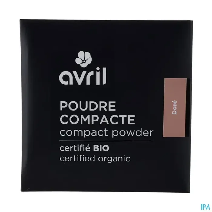 Avril poudre compacte doré certifiée bio 11g