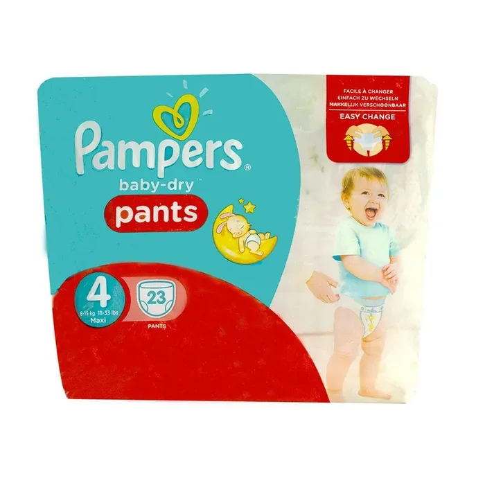 Baby-dry 23 couches-culottes 8-15kg (taille 4)
