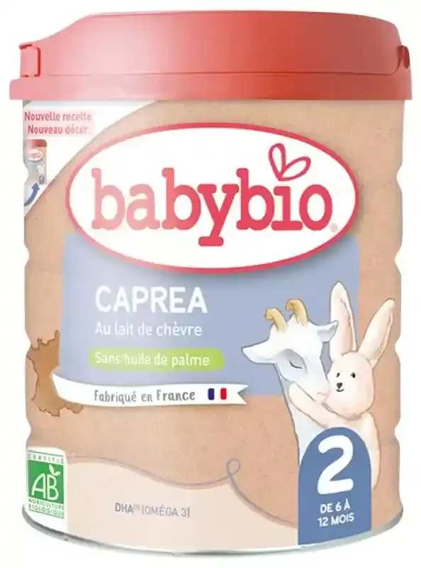 Babybio Caprea 2 – Formule au Lait de Chèvre