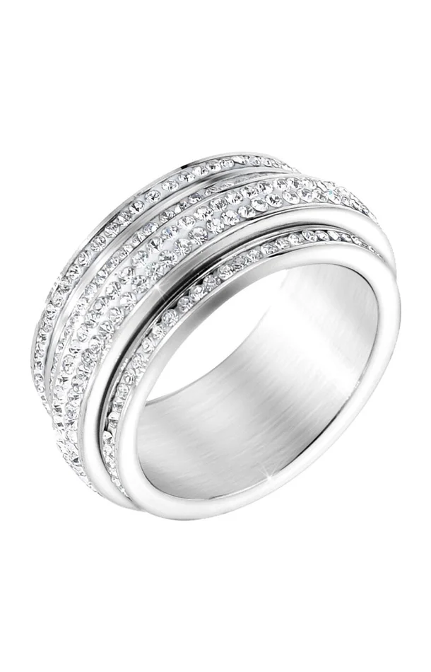 Bague – Cristaux – Argenté