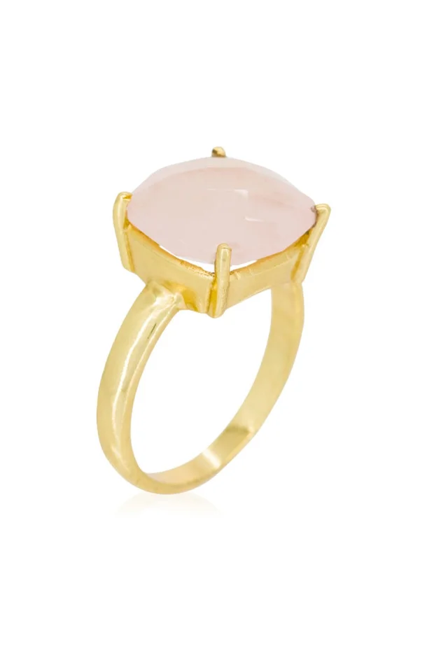 Bague Salya – Quartz rose