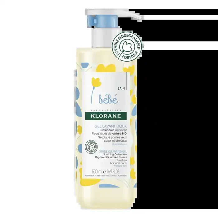 BAIN GEL LAVANT DOUX 500ML KLORANE BEBE