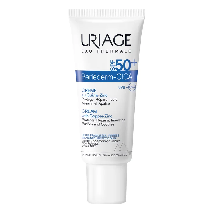 Bariéderm – Cica-Crème SPF50+ – Réparatrice au Cuivre-Zinc