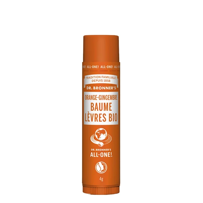 Baume à Lèvres Hydrate & Protège – Gingembre & Orange