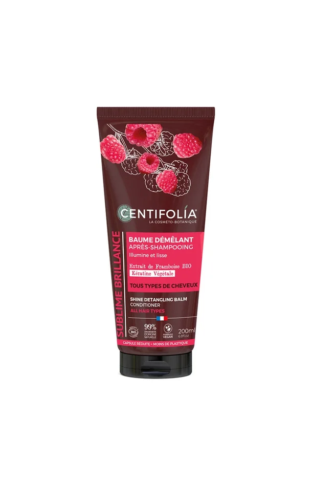 Baume démêlant brillance bio – Framboise – Cheveux – 200 ml
