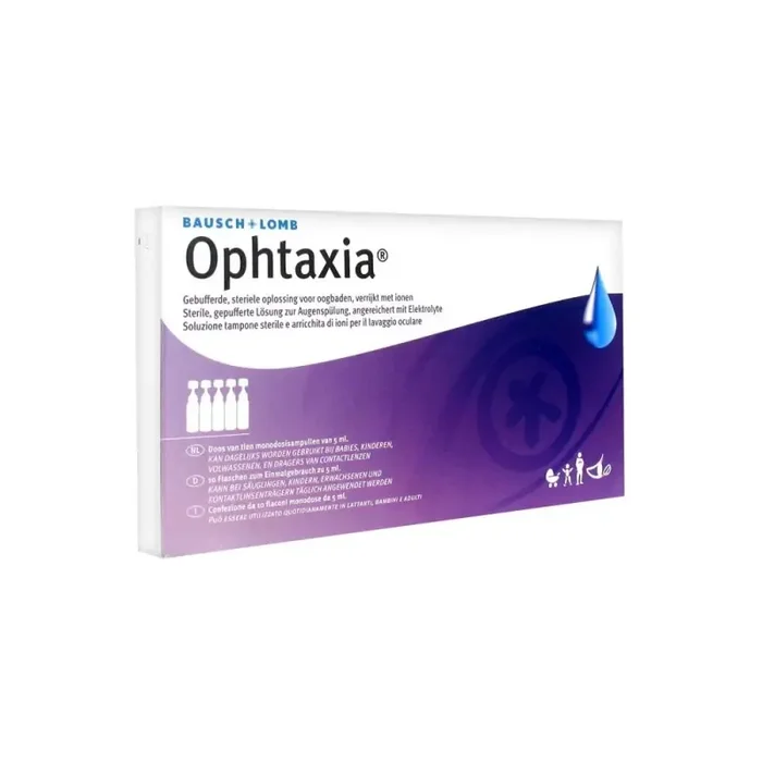 Bausch & Lomb Ophtaxia solution pour lavage oculaire 10x5ml