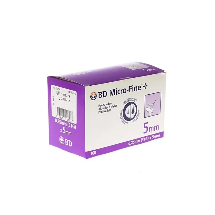 BD mcro-fine+ aiguille stylo (31G)x5mm