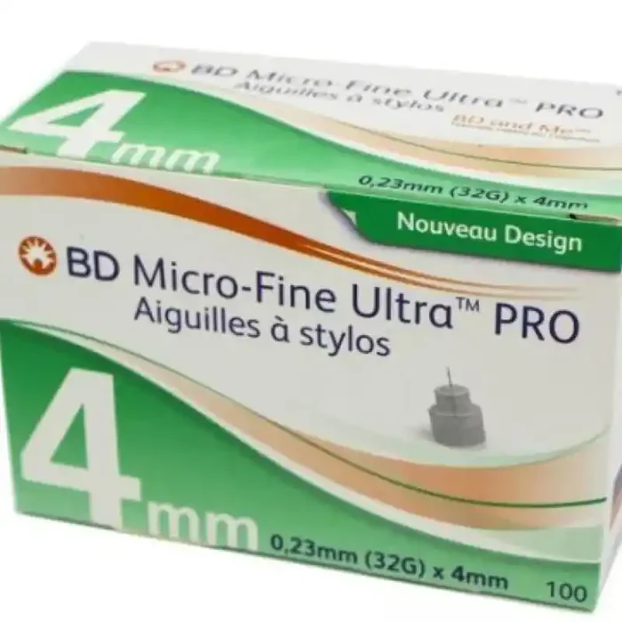 BD Micro Fine+ 4mm (32G) – Aiguilles à stylos x 100