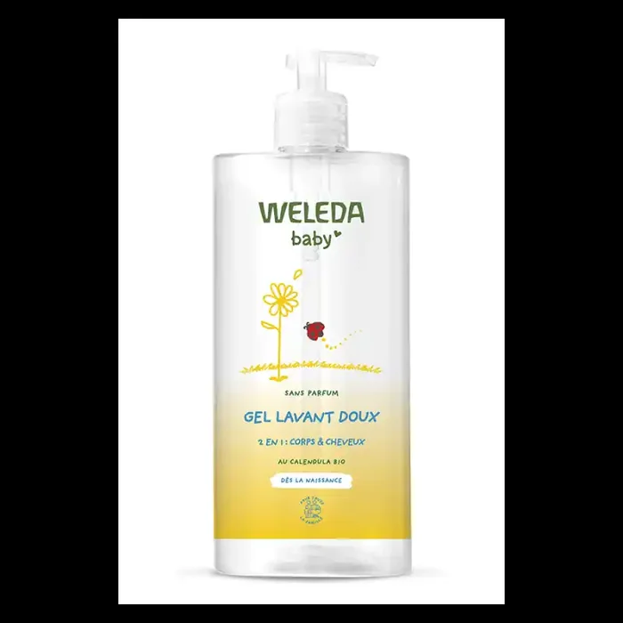 BEBE CALENDULA GEL LAVANT DOUX SANS PARFUM 750ML WELEDA BABY