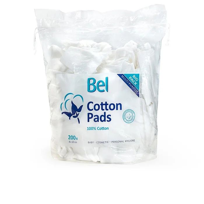 BEL COTTON PADS 100% algodón 8×10 cm 200 u