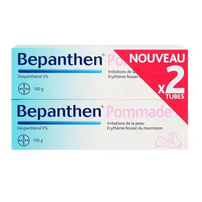 Bepanthen Pommade Lot de 2 tubes 100g