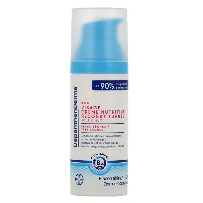 BEPANTHENDERMA® VISAGE CREME NUTRITIVE RECONSTITUANTE JOUR NUIT 50ML BAYER