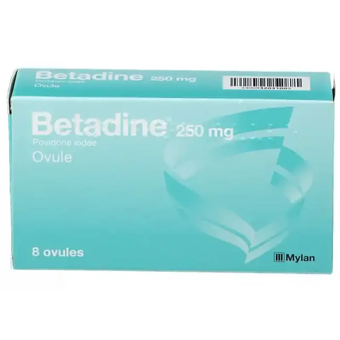 Betadine Mylan 250mg 8 ovules