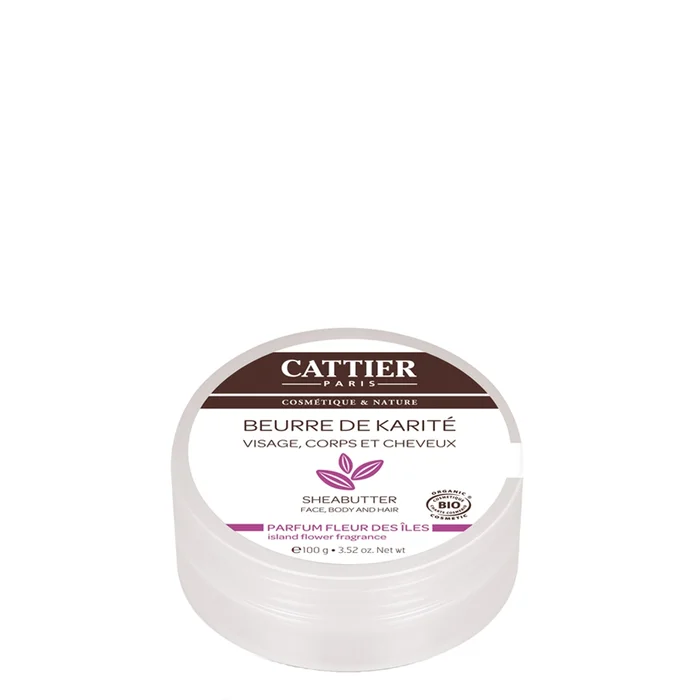 Beurre de Karité Parfum Fleur de Îles – Visage, Corps & Cheveux 100 g