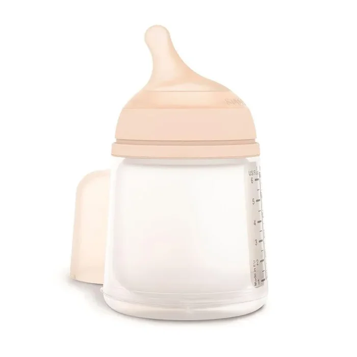 Biberon 180ml Anti-colique Spécial Allaitement Zero Zero Suavinex