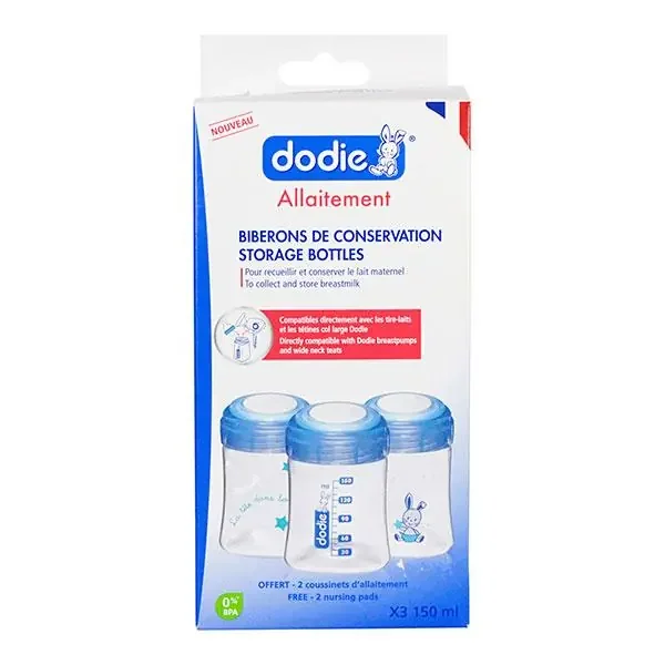 Biberons de conservation 3x150ml