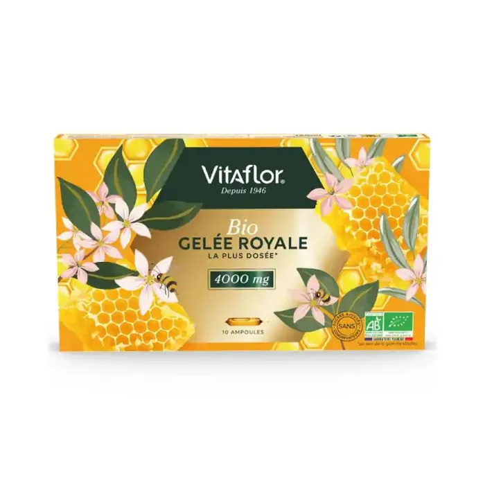 BIO GELÉE ROYALE 4000MG 10 AMPOULES VITAFLOR