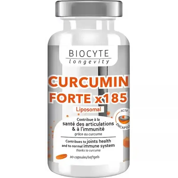Biocyte Longevity Curcumin Forte x185 30 Capsules