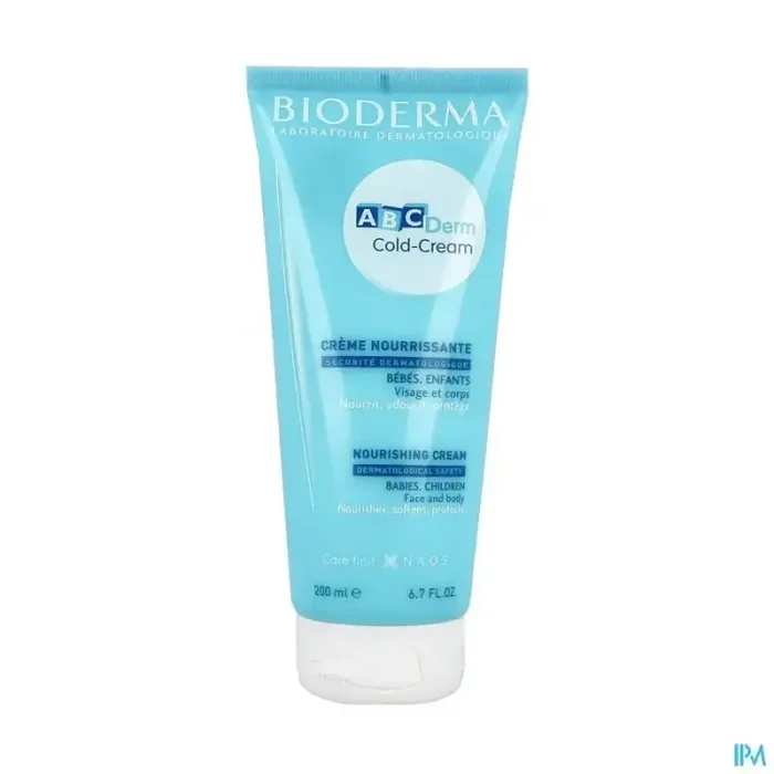 Bioderma abcderm cold cream crème visage et corps 200ml