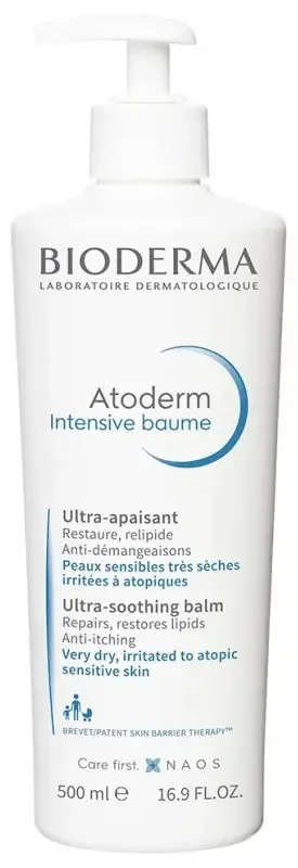 Bioderma Atoderm Baume Hydratant Visage et Corps Peau Sujette à l‘Eczéma Atopique 500 ml