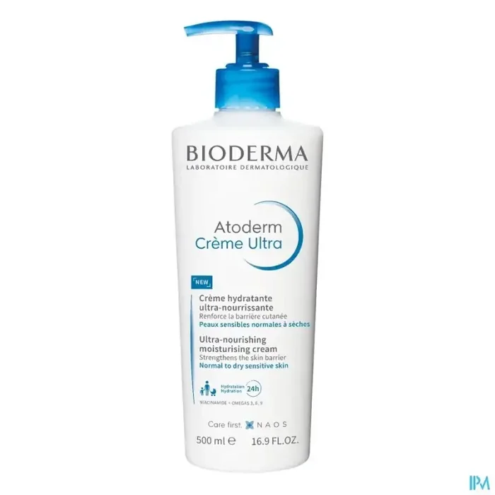 Bioderma atoderm crème ultra nourrissante 500ml