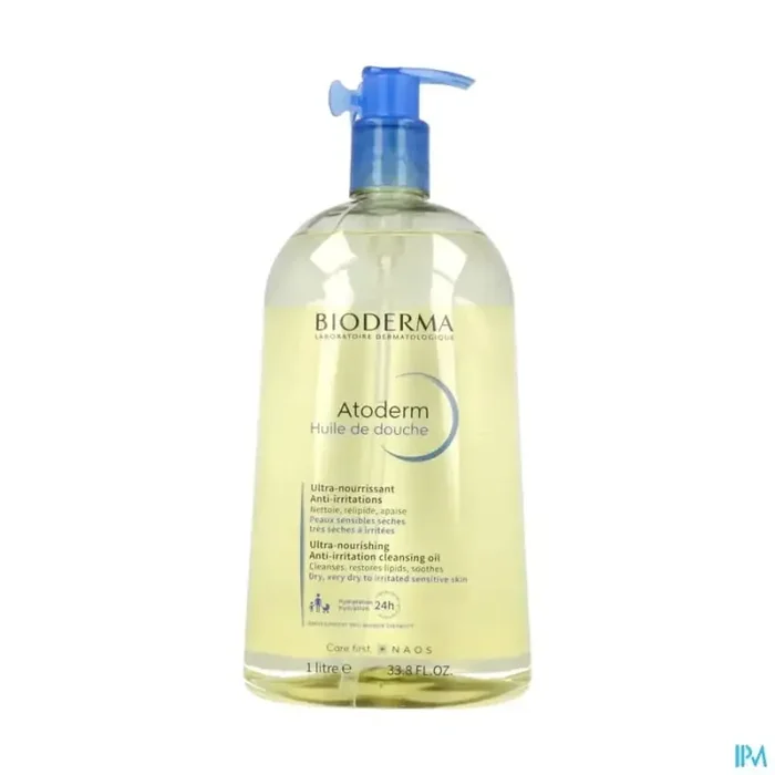 Bioderma atoderm huile de douche ultra nourrissante 1l