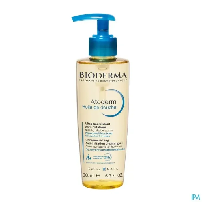 Bioderma atoderm huile de douche ultra nourrissante 200ml