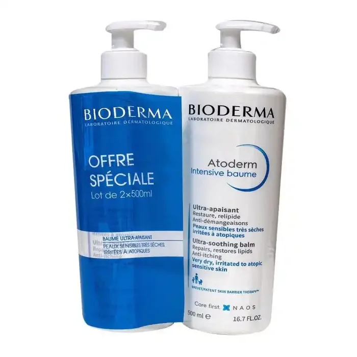 Bioderma Atoderm Intensive Baume 500ml X2
