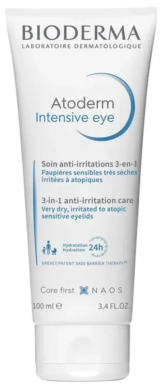 Bioderma Atoderm Soin Contour Des Yeux Paupières Irritées 100 ml