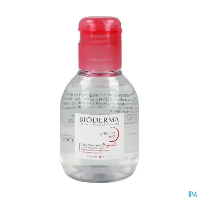 Bioderma crealine h2o eau micellaire demaquillante sans parfum 100ml