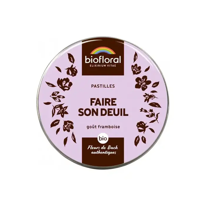 Biofloral Faire son Deuil pastilles gout framboise bio 50gr
