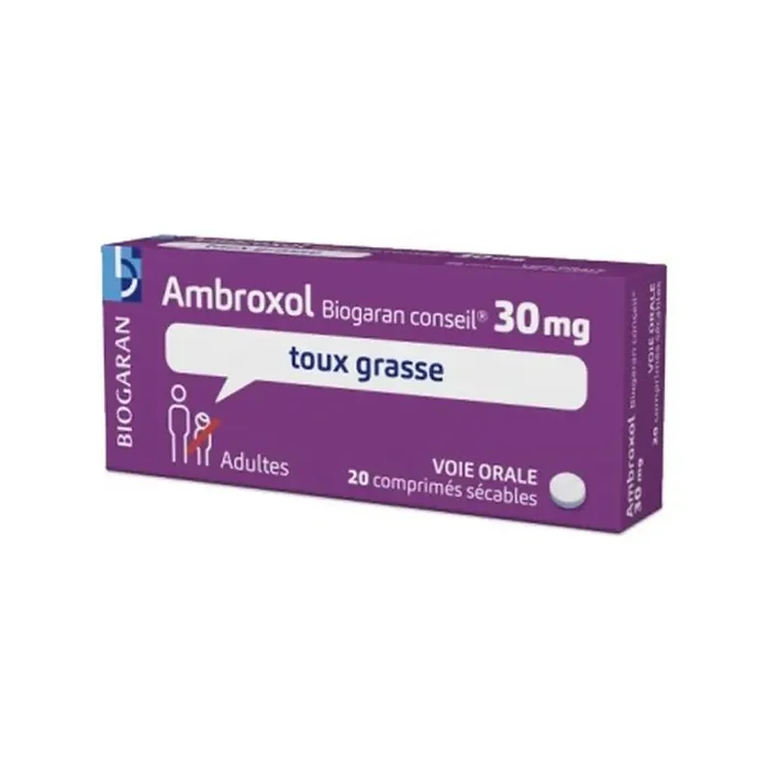 Biogaran ambroxol conseil 30mg 20 comprimes secables
