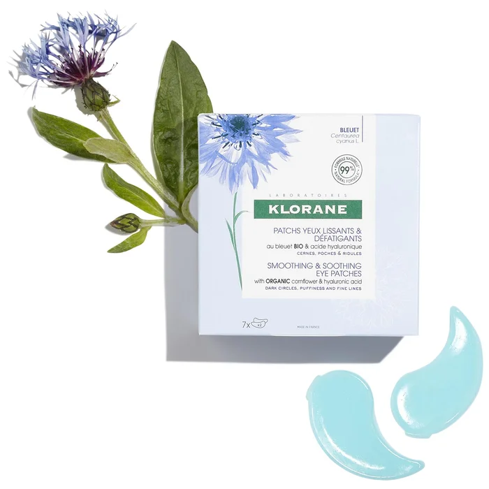 Bleuet Bio – Patchs yeux lissants hydro-gel – 7×2 Patchs