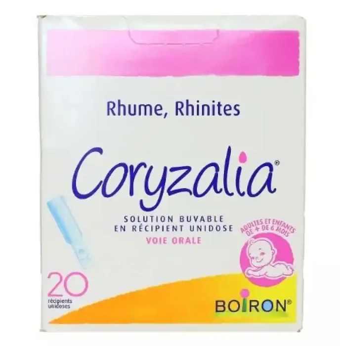 Boiron Coryzalia Rhume Rhinite Solution buvable 20 unidoses