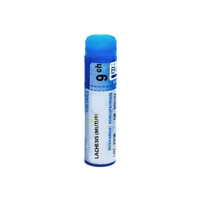 Boiron lachesis mutus dose 9ch 4g