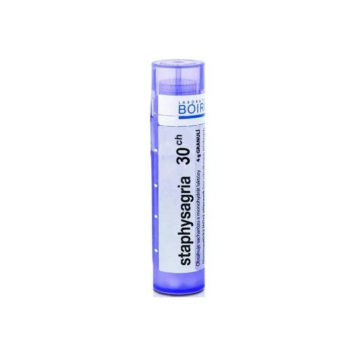 Boiron staphysagria dose 30ch 4g