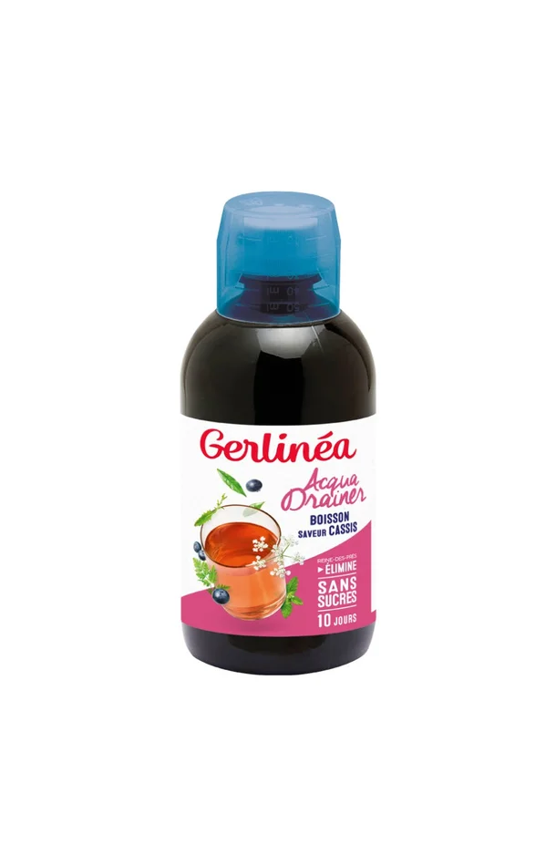 Boisson drainante – Acqua drainer – Cassis – 10 jours – 500 ml