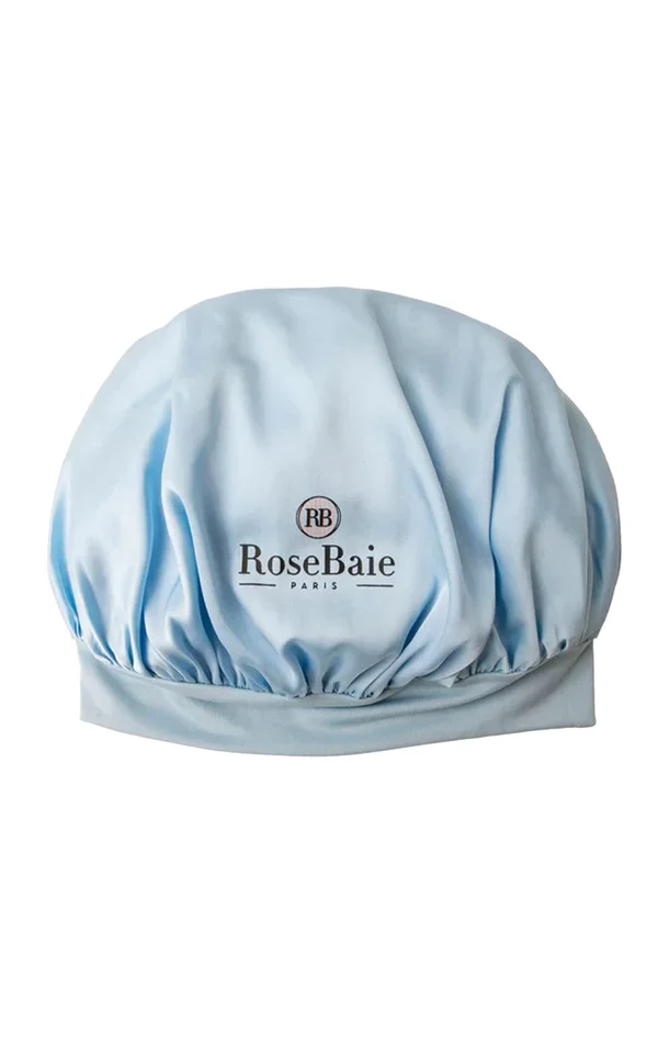 Bonnet de nuit en soie – Bleu ciel