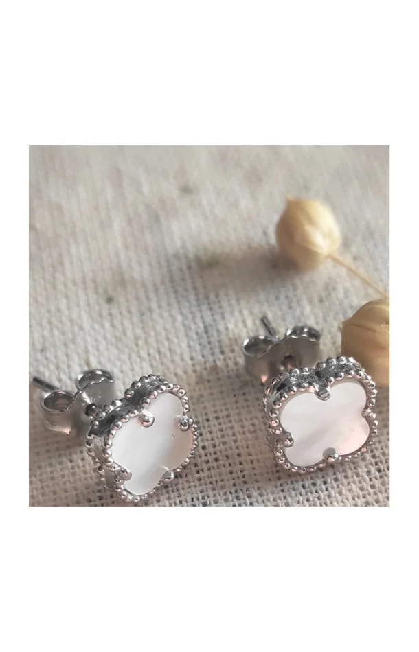 Boucles d’oreilles – Argent 925/000 & nacre