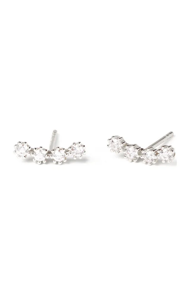 Boucles d’oreilles – Argent 925/000 & zircon