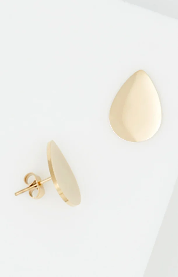 Boucles d’oreilles – Acier inoxydable – Doré