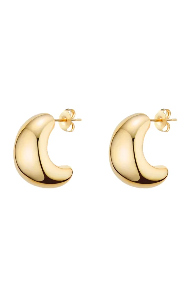 Boucles d’oreilles – Gisèle – Doré