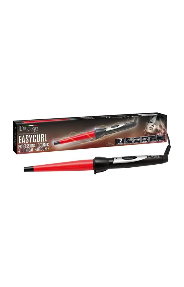 Boucleur conique – Rouge & noir